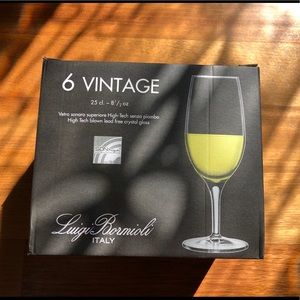 Luigi Bormiolli Italy Vintage Wine Glass (6)